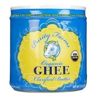 Purity Farm Organic Ghee, Clarified Butter, 13 Ounce