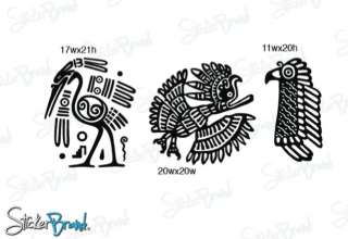 Vinyl Wall Decal Sticker Mayan Animal Symbols  