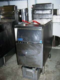 Pitco SFSG14 45lb fryer with filter system  
