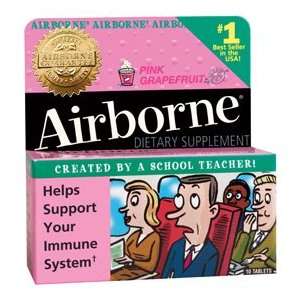  Airborne PG 6 6 PACK Airborne Pink Grapefruit 10ct Tablets   6 Pack 