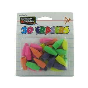  Bulk Pack of 48   30 Pack of pencil top erasers. (Each) By Bulk 