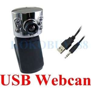 V929 USB 300K 6 LED WEB CAMERA WEBCAM MIC  