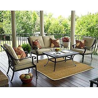   Set  Garden Oasis Outdoor Living Patio Furniture Casual Seating Sets