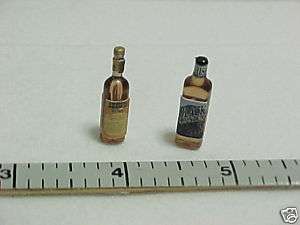 Whiskey Bottles (2)  (FA40885)Dollhouse Miniture  