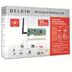 Belkin 54Mbps 802.11g Wireless G PCI WiFi Adapter NEW 722868545140 