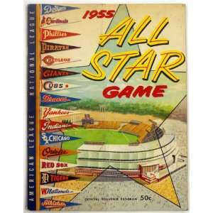  Publication 1955 All Star Game Program GVG Sports 