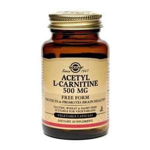  Solgar   Acetyl L Carnitine   500 mg   30 vegetarian 