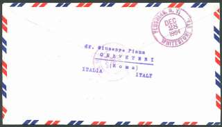 VATICAN TO USA Registered Air Mail Cover VF  