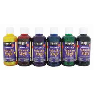  Sargent Art 22 9099 6 Count 8 Ounce Glitter Watercolor 