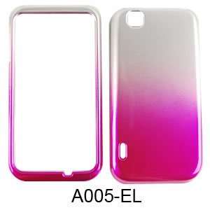  SHINY HARD COVER CASE FOR LG MYTOUCH E739 TWO COLOR SILVER 