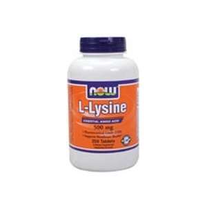  L Lysine 250 Tabs, 500 mg (Vegetarian L Lysine)   NOW Foods 