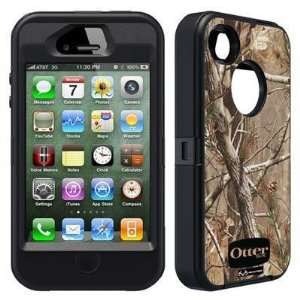  PHONE 4 4S OTTERBOX DEFENDER CASE Black AND AP REALTREE 
