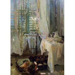  Oil Painting A Hotel Room John Singer Sargent Hand 