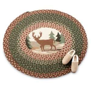  Handcrafted Whitetail Rug, Compare at $175.00