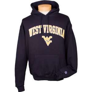  WVU Champion Hoodie   Navy