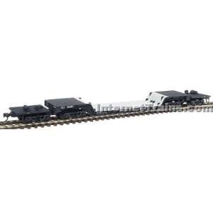   HO Scale Gold Line Ready to Run 81 Depressed Center Flat Car   GECX