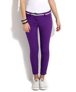 Purple (Purple) Purple Supersoft 7/8 Jeans  241266850  New Look