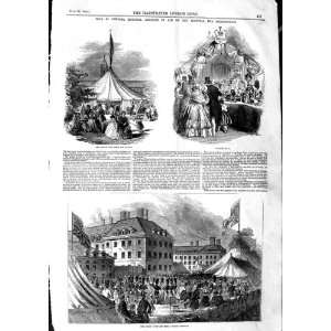  1846 FETE CHELSEA HOSPITAL LAWN TENT DUCHESS STALL
