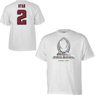 Reebok Atlanta Falcons Matt Ryan 2011 Pro Bowl Name & Number T Shirt 