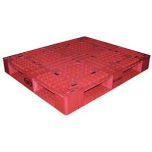   Red Pallet, 4000 lbs Capacity, 40 Length, 48 Width, 6 Height