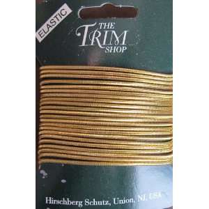  The Trim Shop Elastic Metallic Gold Cord 9 Feet Long 