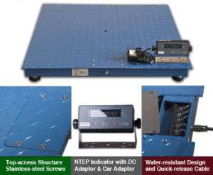   FLOOR SHIPPING SCALE INDUSTRIAL NTEP Certified Weigh Pallet Warehouse