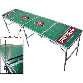 Wild Sports San Francisco 49ers Tailgate Table with Net   