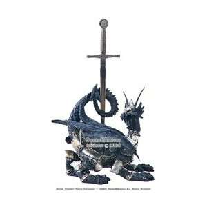   Sword Stand Letter Opener With Excalibur Sword