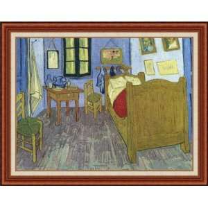 Bedroom in Arles by Vincent Van Gogh   Framed Artwork  