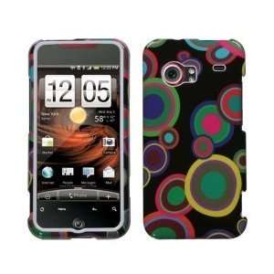   Circles Black Protector Case for HTC DROID Incredible