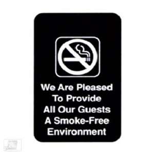  Industries ROY 695601 Smoke Free Environment Sign