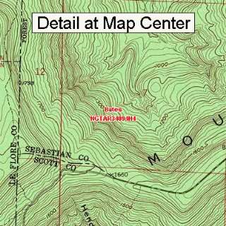   Map   Bates, Arkansas (Folded/Waterproof)