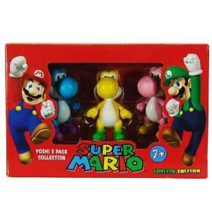 Super Mario   Yoshi 2.5 Figure 3 Pack  Toys & Games  
