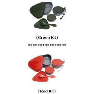  Outdoor Meal kit with spork   RED or GREEN Sports 