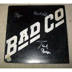 BAD COMPANY autographed SIGNED #1 RECORD