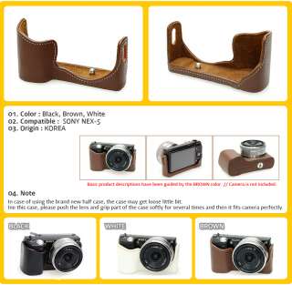 HorusBennu Camera Half Case Bag (3color) for Sony NEX 5  