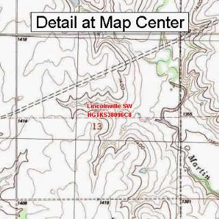   Map   Lincolnville SW, Kansas (Folded/Waterproof)