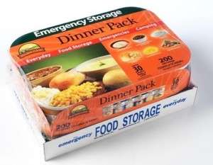 Emergency Dinner Food Storage Kit 207 Servings Survival  