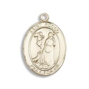 St. Rocco Medium 14kt Gold Medal