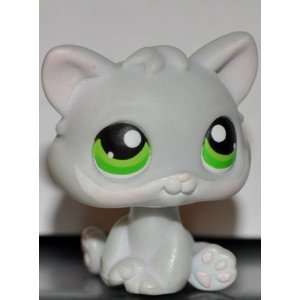  Kitten #88 (Cat, Grey, Green Eyes) Littlest Pet Shop 2005 