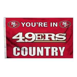   49Ers NFL Youre in 49ers Country 3x5 Banner Flag 