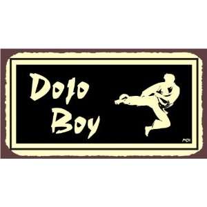  Dojo Boy Vintage Metal Art Karate Retro Tin Sign
