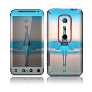    HTC Evo 3D Decal Skin Sticker   Water Drop 