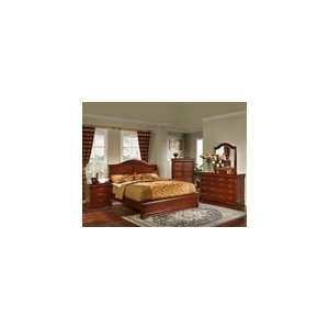 Montgomery 6 Piece Bedroom Suite in Cherry Finish by Crown Mark 