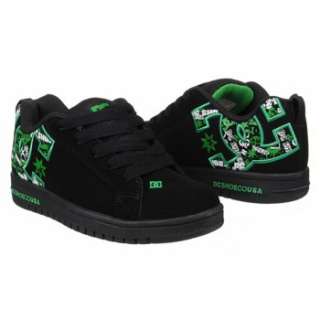   DC Shoes Kids Court Graffik SE Black/Emerald Bwe Shoes