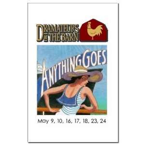  Anything goes logo Mini Poster Print by  Patio 