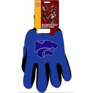  Kansas State Wildcats Two Tone Gloves Heavyweight Cotton 