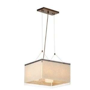 Forecast F193068 Pacifica 4 Light Ceiling Pendant in Deep Bronze with 