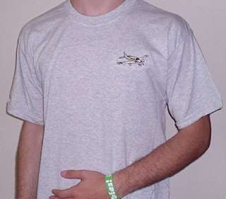 Piper Airplane Embroidered T Shirt  