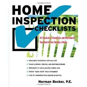  Home Inspection Checklists 111 Illustrated Checklists and 
